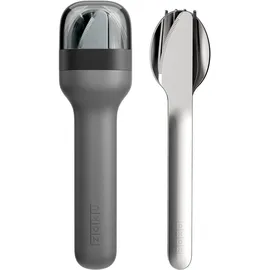 ZOKU Besteck-Set für Taschen, Anthrazit