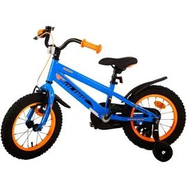 tpfsports Rocky Kinderfahrrad - Jungen - 14 Zoll - Rücktritt + Handbremse - Blau