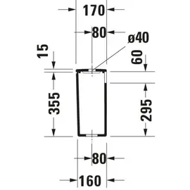 Duravit DuraStyle Spülkasten 390x170x370 mm