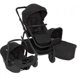 Graco Near2MeTM DLX 3in1 Kinderwagen-Set, inkl. Babywanne (0-9 kg) und Babyschale (40-75 cm), bis 22 kg, rückwärts, vorwärts, kompakt gefaltet, inkl. Adapter und Regenverdeck, schwarz,