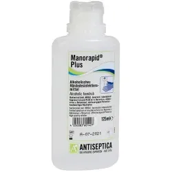 Antiseptica Händedesinfektion Manorapid Plus, alkoholisch 2172301 , 125 ml - Flasche