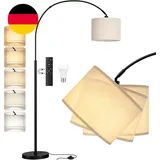 Stehlampe Wohnzimmer Dimmbar Bogenlampe, LED E27 Leselampe Mit Fernbedienung 300