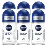 BEIERSDORF Sensitive Protect Anti-Transpirant Roll-On 6 x 50 ml