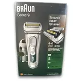 Braun Series 9 9390cc Elektrorasierer silber Reinigungsstat.ähnl. 9325s NEU R3/9