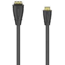 Hama HDMI-Kabeladapter Typ-C auf Typ-A 0,10 m Schwarz