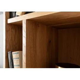 MASSIVMOEBEL24.DE Wandregal 37 x 30 x 142 cm Wildeiche