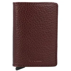 Secrid Slimwallet Vegetable Kreditkartenetui RFID Leder 7 cm espresso-brown