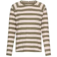 CAMEL ACTIVE Gestreiftes Langarmshirt mit Raglanärmeln Lilarosa, | XL