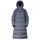 Bergans Damen Urban Down Long Mantel, granite blue, S - S
