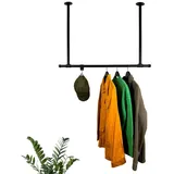 RSR Hangers Kleiderstange Garderobe Industrial Design Deckenmontage Garderobenstange Nora 70 cm x 70 cm