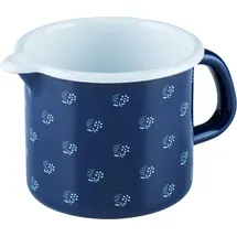 RIESS Schnabeltopf 0,5 l pünktchenblau