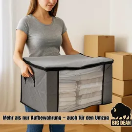 BigDean Aufbewahrungstasche 90 L 6-tlg. grau|schwarz