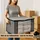BigDean Aufbewahrungstasche 90 L 6-tlg. grau|schwarz
