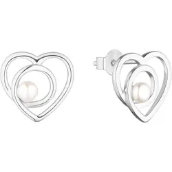 Herz Ohrstecker mit Perle - s.Oliver Jewelry Modell: 2037822
