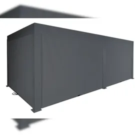Mendler Pergola 3 x 6 m inkl. 6 Seitenteile Anthrazit