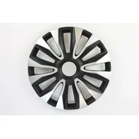 ZentimeX Z744878 Radkappen Radzierblenden universal 14 Zoll Silver-Black