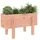 furnicato Hochbeet Pflanzkübel 62 x 30 x 38 cm Braun