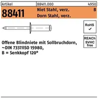 F. REYHER Nchfg. GmbH & Co. KG Blindniete Senkkopf B 5 x 12 500 Stück