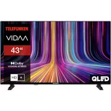 Telefunken Fernseher 43 Zoll Smart TV VIDAA 4K UHD HDR Dolby Vision, HD+ 6 Monate Triple-Tuner
