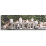 Art for the home - Dream Kerzen Led Leinwandbilder 30x90cm