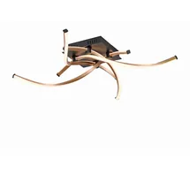 Paul Neuhaus Deckenleuchte - Schwarz - Maße cm B 78 H: 17