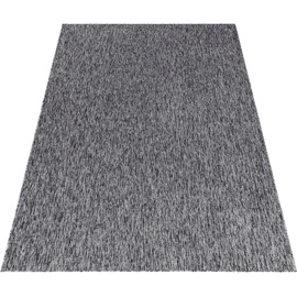 Ayyildiz Teppich »Nizza 1800 Kurzflorteppich«, rechteckig, pflegeleicht, leicht melierter Kurzflor, ringsum gekettelt, Wohnzimmer, grau B/L: ca. 240x340 cm