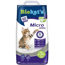 BIOKAT'S Micro Classic 14 l feines Bentonit-Grieß