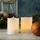 MARELIDA LED Kerzenset Mini Echtwachs flackernd mit Batterien H: 6cm D: 5cm 2St