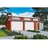 Lasita Maja Garage Stufendach 8,20 x 5,20 m rot
