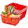 Vevor Einkaufskorb rot 21 L