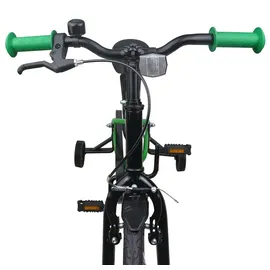 vidaXL Kinderfahrrad 16 Zoll blau/grün