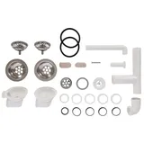 Villeroy & Boch Villeroy und Boch Ablaufgarnitur 82620061 mit Handbetätigung, verchromt