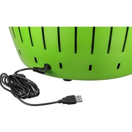 Lotusgrill Holzkohlegrill S limettengrün inkl. USB Anschluss