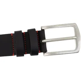 Pierre Cardin Herrengürtel Leder schwarz 105 cm