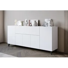 Home Affaire Sideboard Phuket II 180 x 76 x 37,5 cm Weiß matt