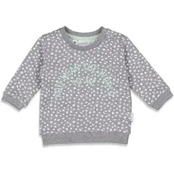 FEETJE 51601671 Sweater AOP - Animal Friends Grijs melange Gr. 68