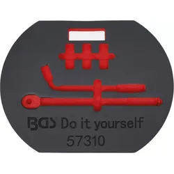 BGS DIY 57310-1 Werkzeugeinlage Schaumeinlage leer für Artikel 57310