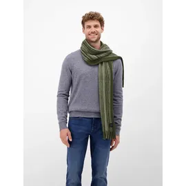 Lerros Mehrfarbig-gestreifter Herrenschal - nordic olive, - PCK