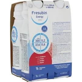 Fresenius Kabi Deutschland GmbH Fresubin energy DRINK Erdbeere 4x200 ml