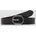 Damengürtel Leder schwarz 100 cm