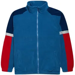 Denim Project Luke Herren Fleece-Jacke Übergangs-Jacke Alltags-Jacke H17 240 Blau/Rot - M