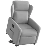 vidaXL Relaxsessel mit Aufstehhilfe Elektrisch 95 x 100 x 95 cm Grau
