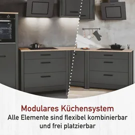 Interlink Unterschrank Veneto 100 x 60 x 92 cm Grau