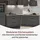 Interlink Unterschrank Veneto 100 x 60 x 92 cm Grau