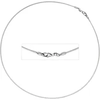 Jobo Halsreif 585 Weißgold 1,2 mm 42 cm