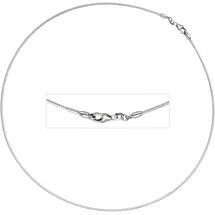 Jobo Halsreif 585 Weißgold 1,2 mm 42 cm
