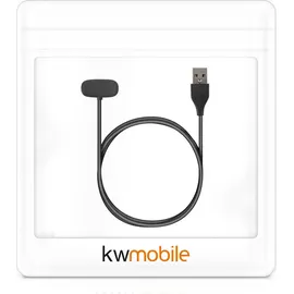 kwmobile USB Kabel Charger kompatibel mit Huami Amazfit Bip U / GTR 2e / GTS 2 Mini/Pop Ladekabel / Smart Watch Ersatzkabel / Fitnesstracker Aufladekabel in Schwarz