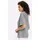 Heine T-Shirt "Shirt", Damen, Gr. 44, steingrau, 55% Viskose, 40% Polyester, 5% Elasthan, unifarben, Rundhals, Shirts T-Shirt