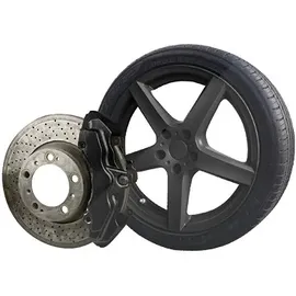 FoliaTec Universal 2K Lackspray Spraydose Spray Sprühlack Hitzebeständig, schwarz matt, 400 ml