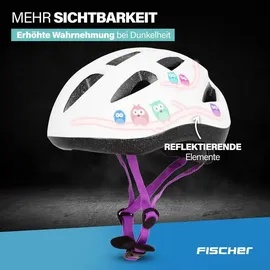 Fischer Eule 48-52 cm Kinder weiß/bunt